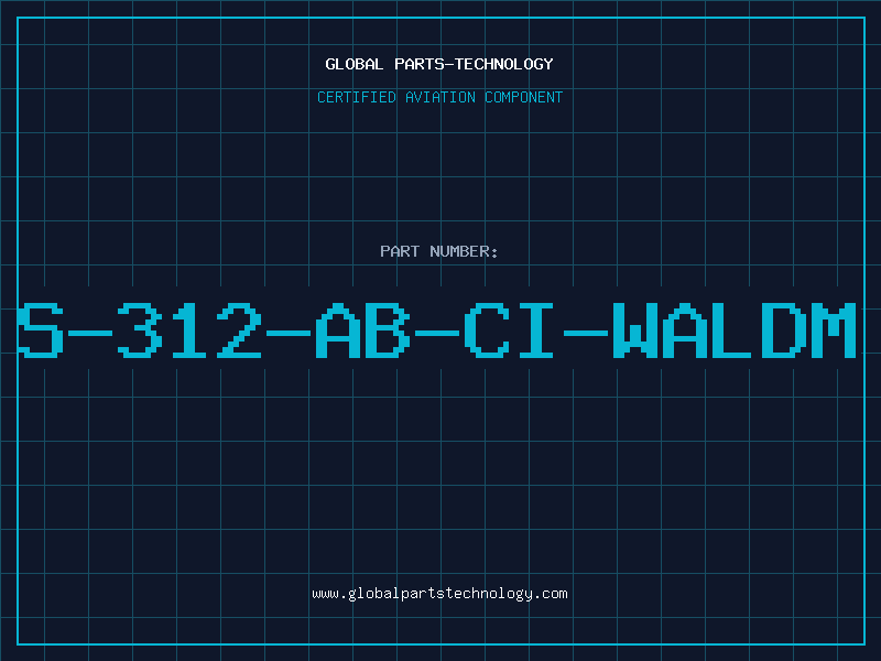Aviation Part S-312-AB-CI-WALDM