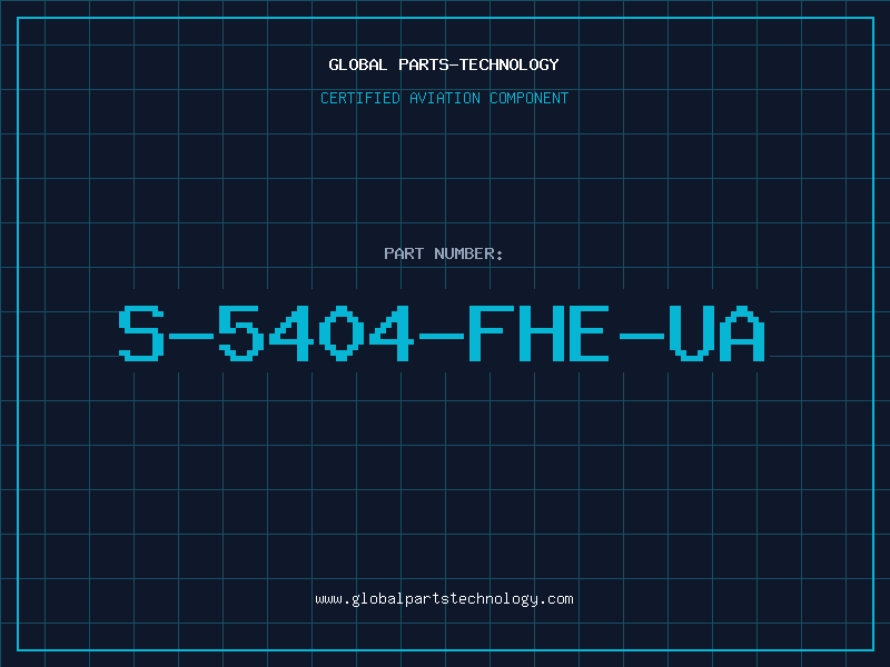 Aviation Part S-5404-FHE-UA