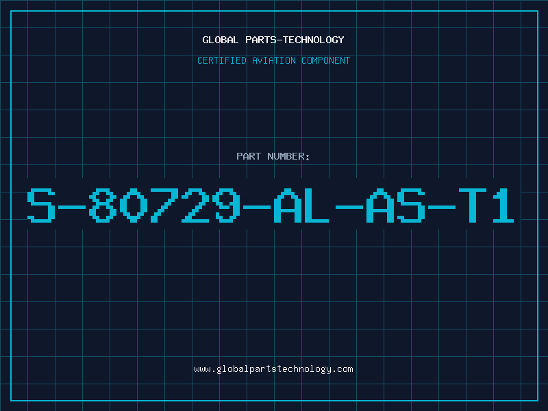 Aviation Part S-80729-AL-AS-T1