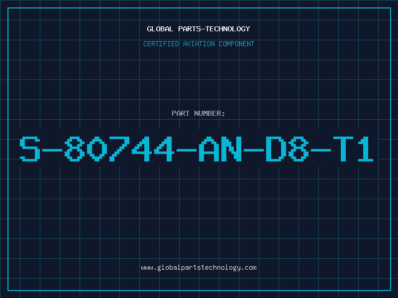 Aviation Part S-80744-AN-D8-T1