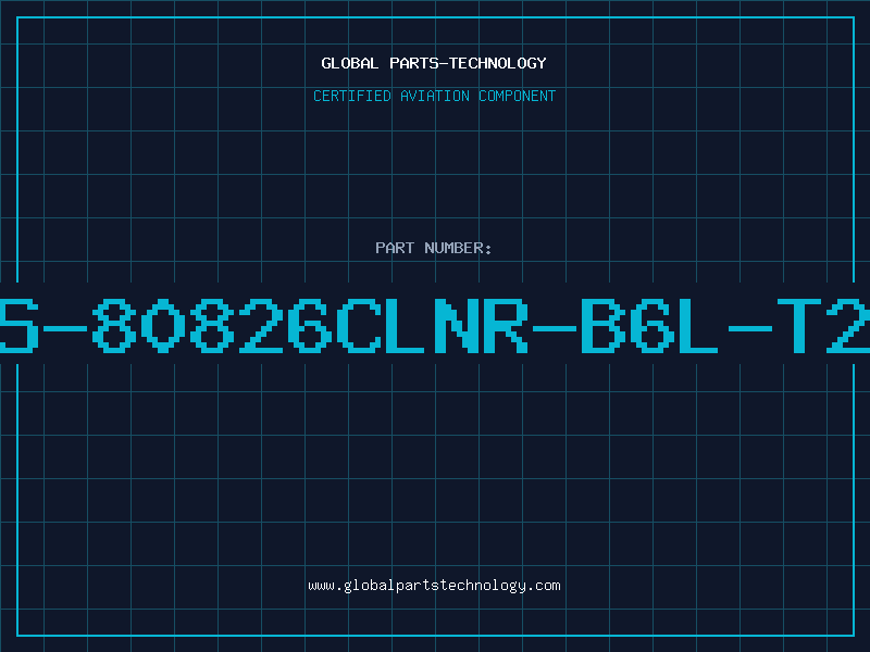 Aviation Part S-80826CLNR-B6L-T2