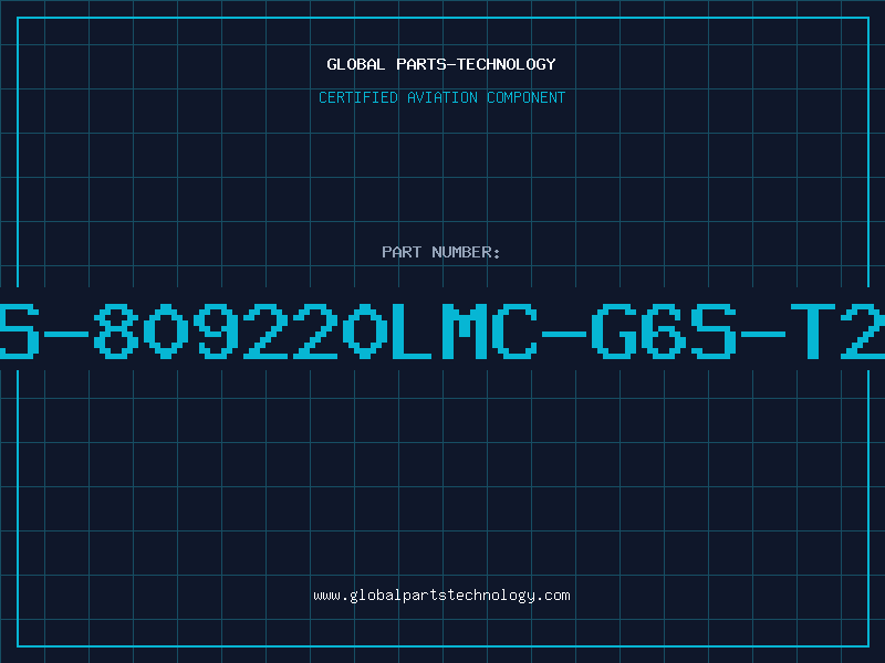 Aviation Part S-809220LMC-G6S-T2