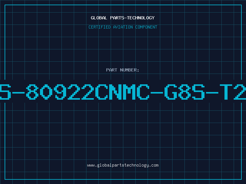 Aviation Part S-80922CNMC-G8S-T2