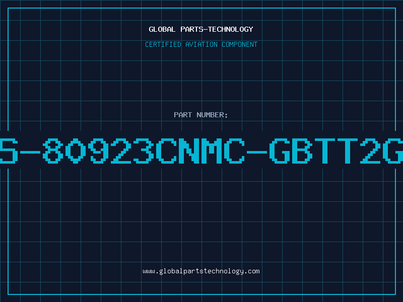 Aviation Part S-80923CNMC-GBTT2G