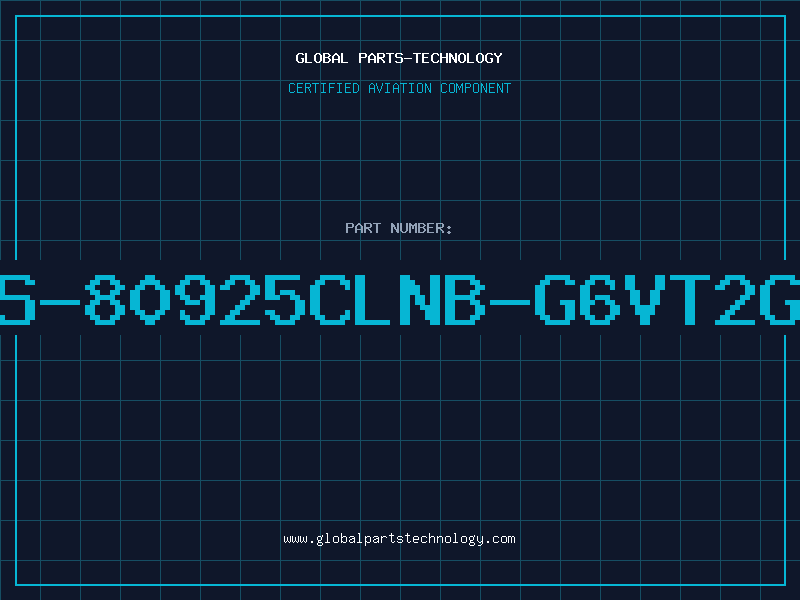 Aviation Part S-80925CLNB-G6VT2G