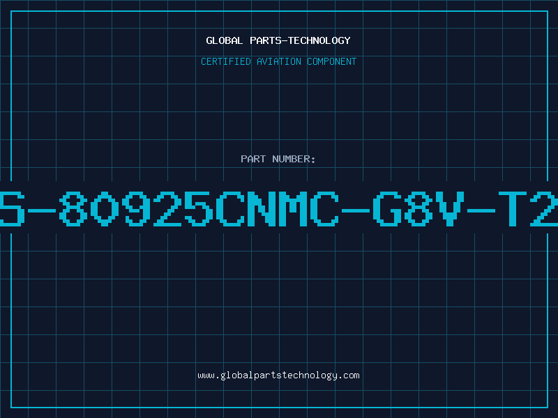 Aviation Part S-80925CNMC-G8V-T2