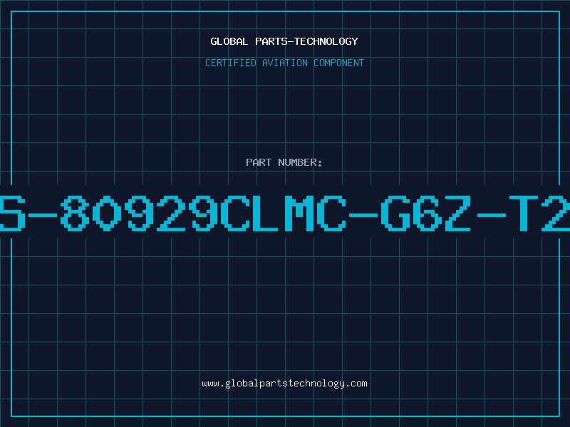 Aviation Part S-80929CLMC-G6Z-T2