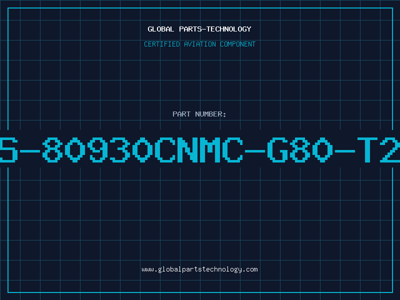 Aviation Part S-80930CNMC-G80-T2