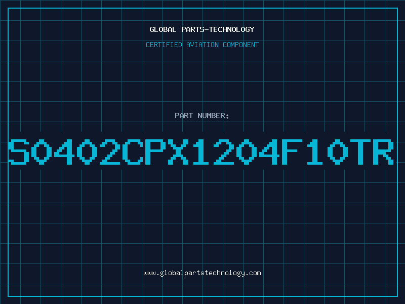 Aviation Part S0402CPX1204F10TR
