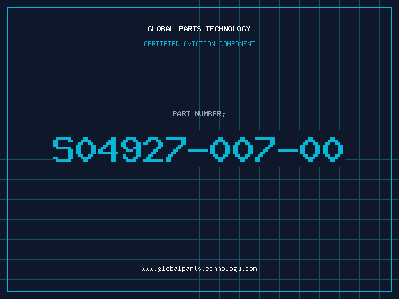 Aviation Part S04927-007-00