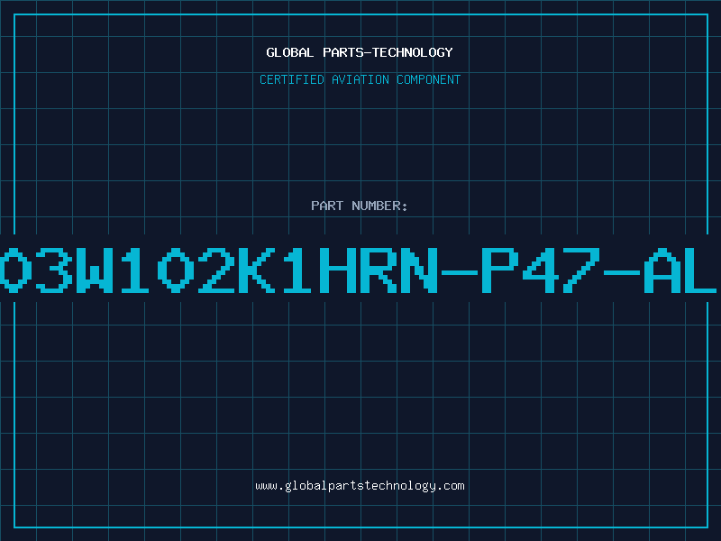 Aviation Part S0603W102K1HRN-P47-ALLEN