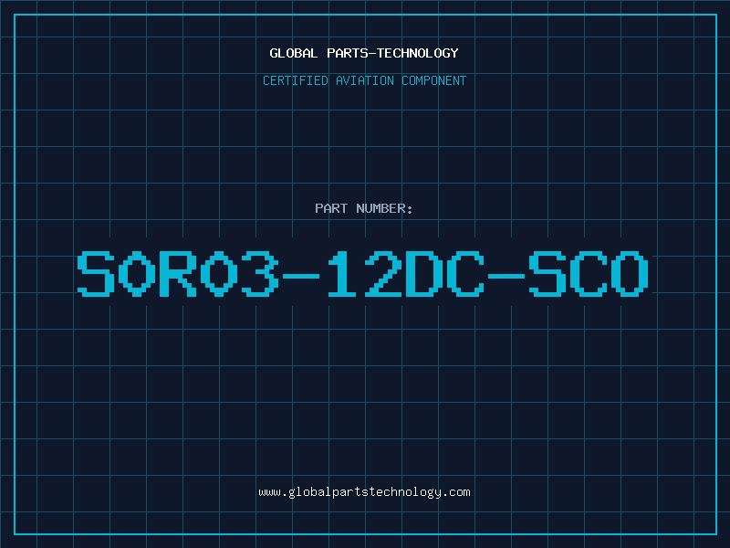 Aviation Part S0R03-12DC-SCO