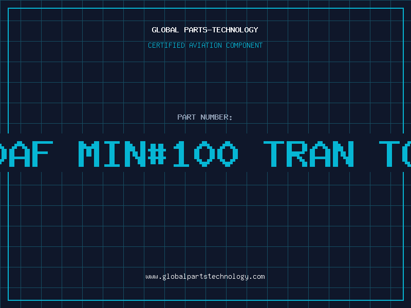 Aviation Part S2000AF MIN#100 TRAN TO-3PF