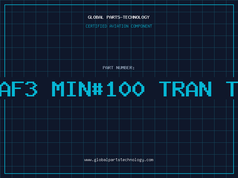 Aviation Part S2000AF3 MIN#100 TRAN TO-3PF