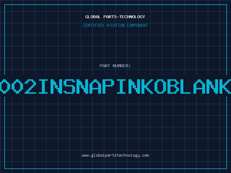Aviation Part S2002INSNAPINKOBLANK02