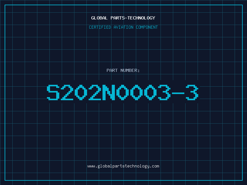 Aviation Part S202N0003-3