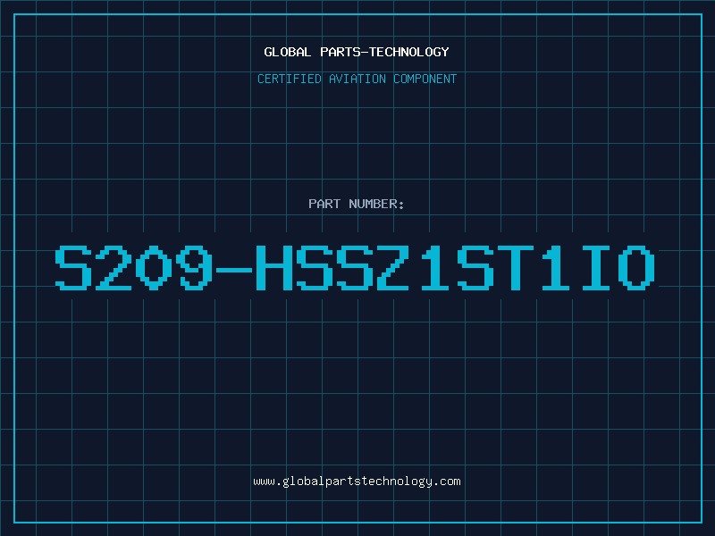 Aviation Part S209-HSSZ1ST1IO