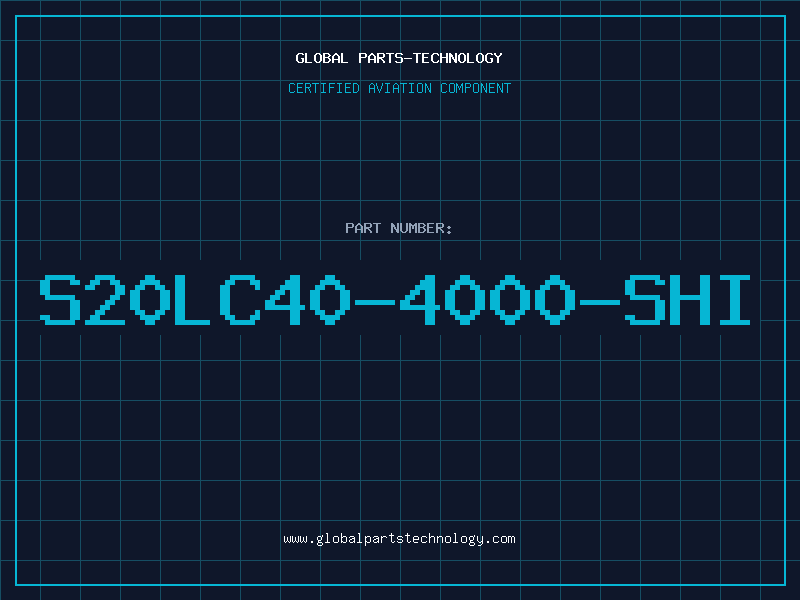 Aviation Part S20LC40-4000-SHI