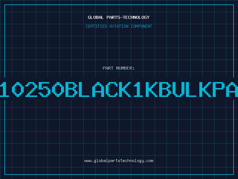 Aviation Part S210250BLACK1KBULKPACK