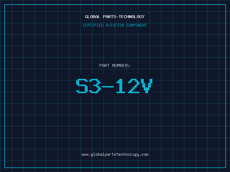 Aviation Part S3-12V