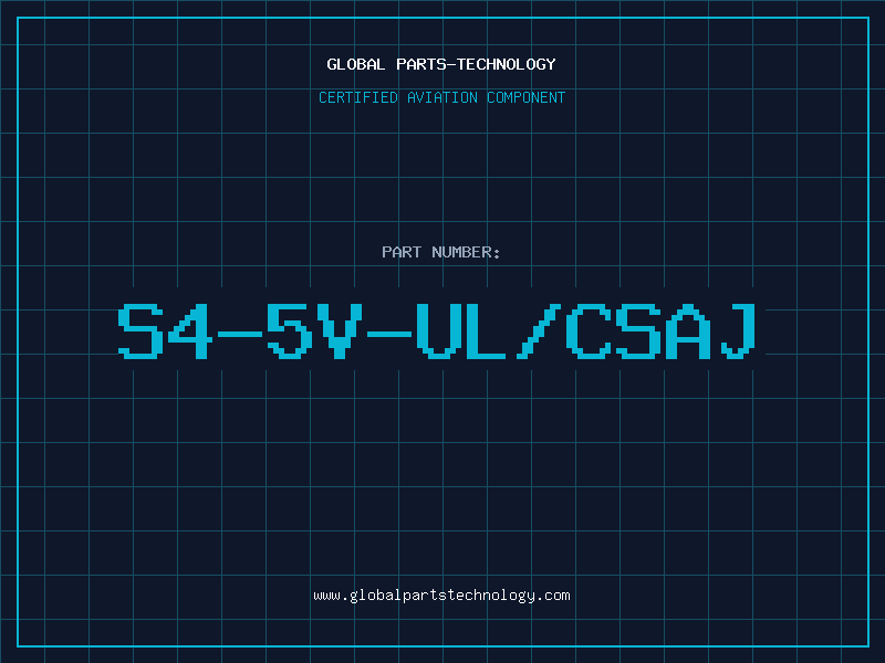 Aviation Part S4-5V-UL/CSAJ