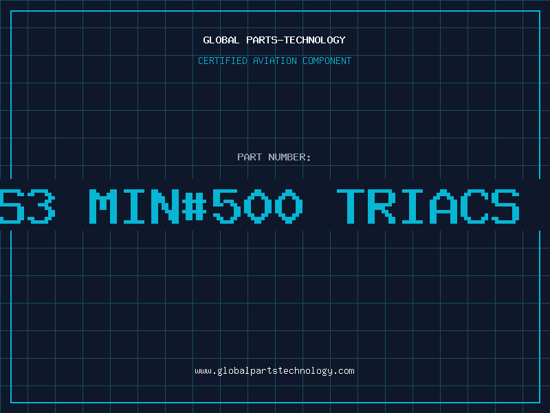 Aviation Part S4003LS3 MIN#500 TRIACS & SCRS