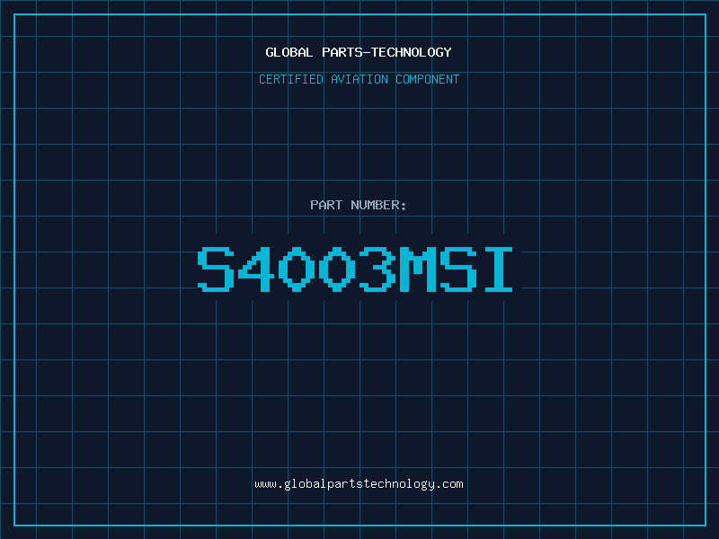 Aviation Part S4003MSI