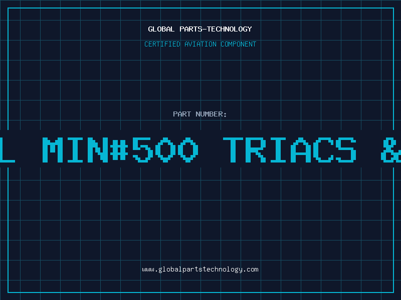 Aviation Part S4015L MIN#500 TRIACS & SCRS