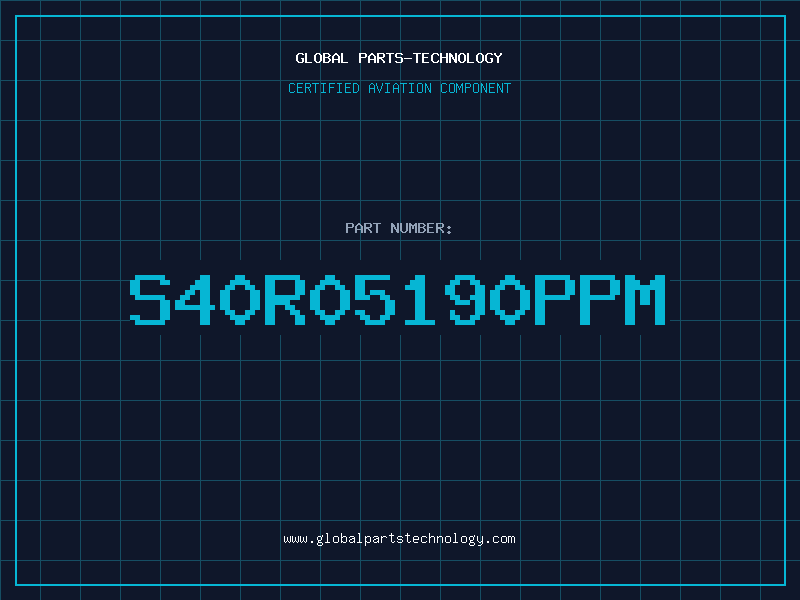 Aviation Part S40R05190ppm