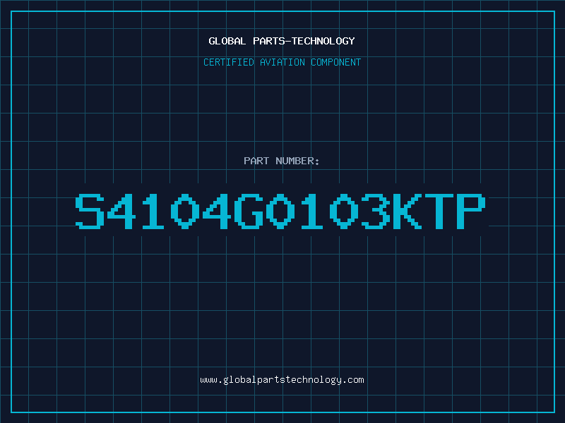 Aviation Part S4104G0103KTP