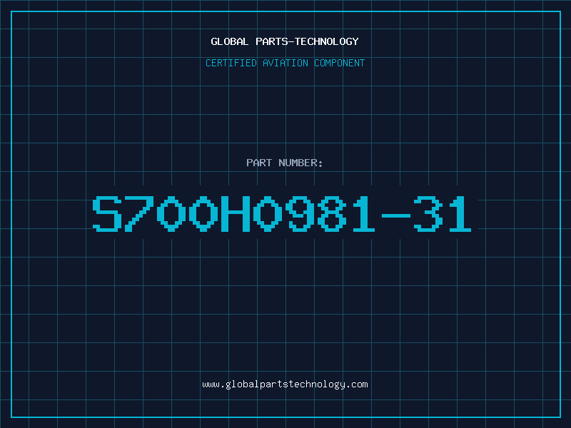 Aviation Part S700H0981-31