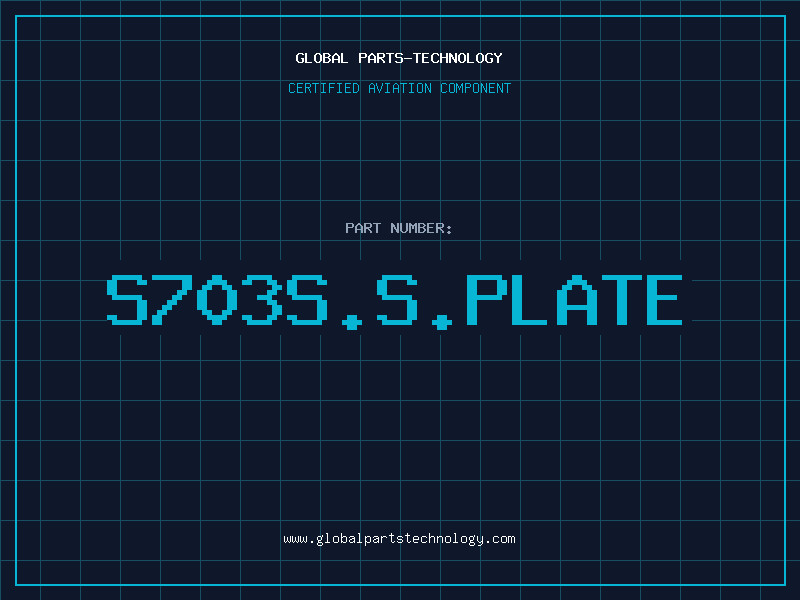 Aviation Part S703S.S.PLATE