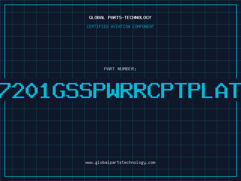 Aviation Part S7201GSSPWRRCPTPLATE
