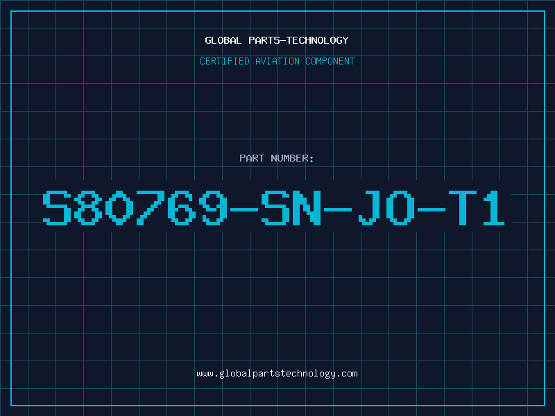 Aviation Part S80769-SN-JO-T1