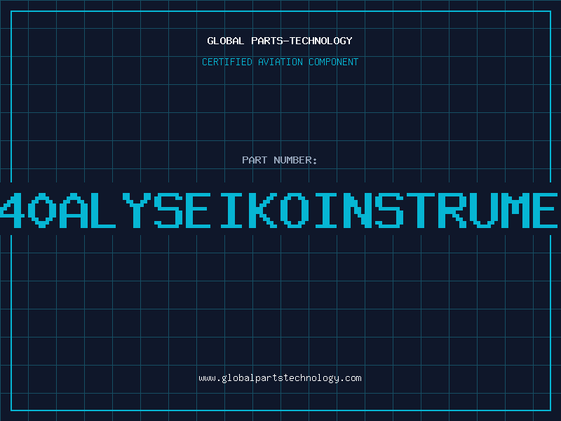Aviation Part S80840ALYSEIKOINSTRUMENTSE