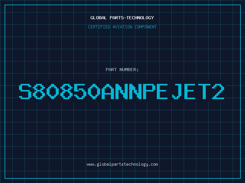 Aviation Part S80850ANNPEJET2