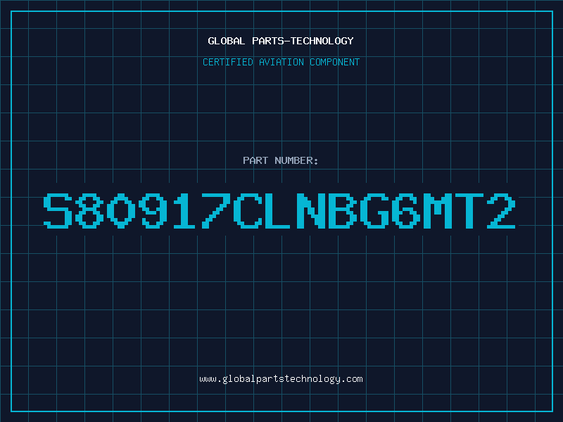 Aviation Part S80917CLNBG6MT2