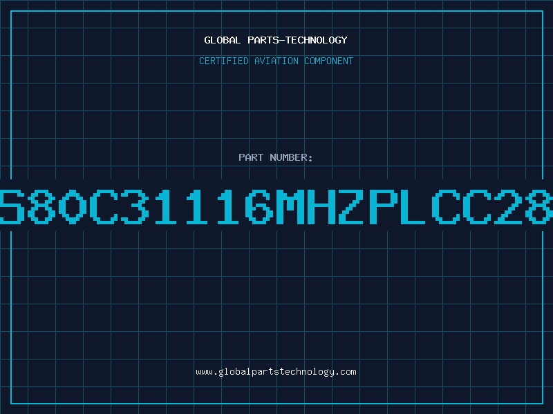 Aviation Part S80C31116MHZPLCC28