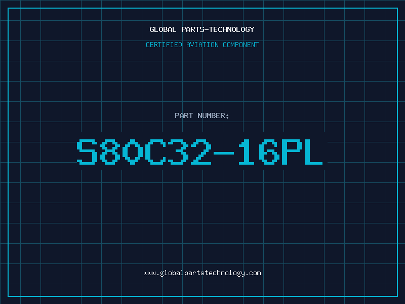 Aviation Part S80C32-16PL