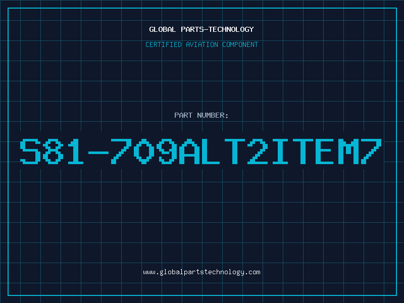 Aviation Part S81-709ALT2ITEM7