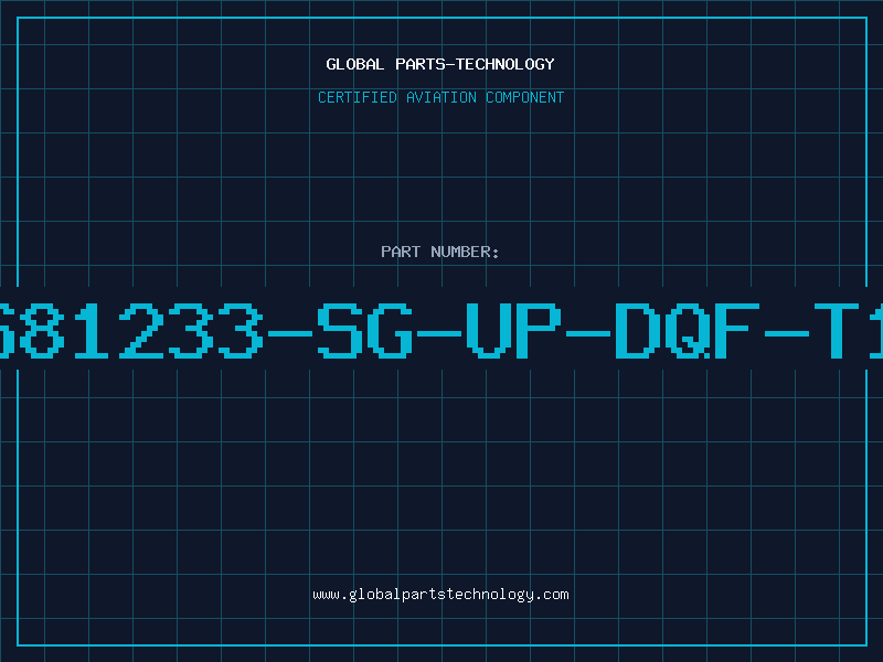 Aviation Part S81233-SG-UP-DQF-T1