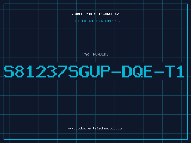 Aviation Part S81237SGUP-DQE-T1