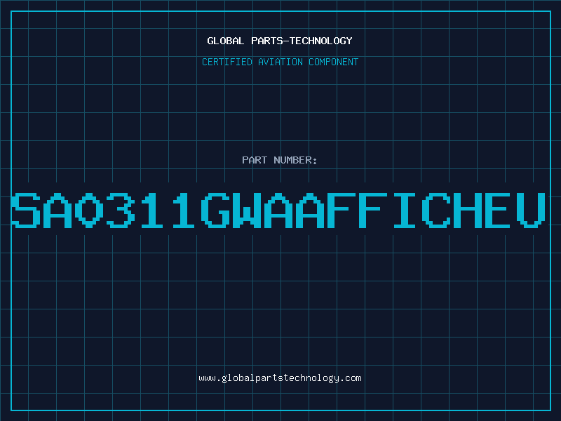 Aviation Part SA0311GWAAFFICHEU