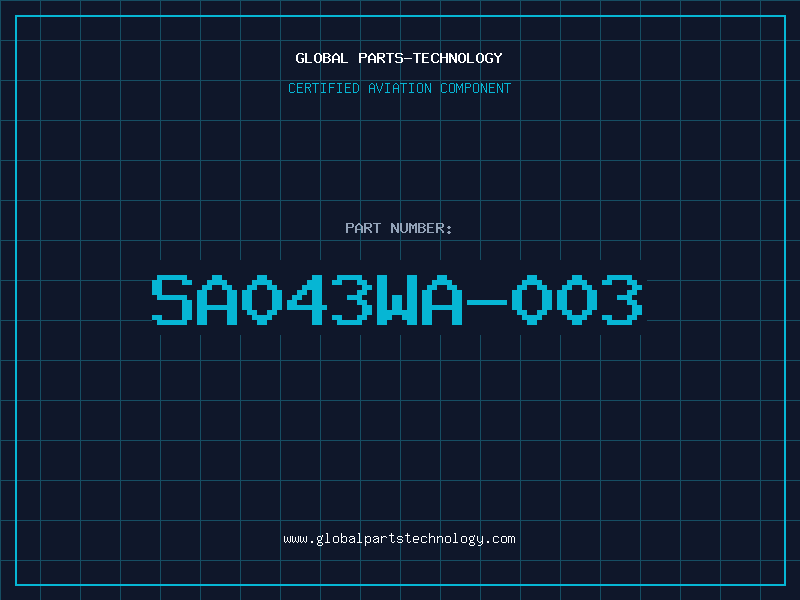 Aviation Part SA043WA-003
