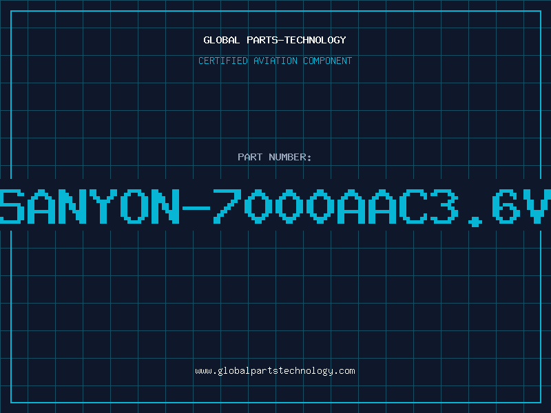 Aviation Part SANYON-7000AAC3.6V