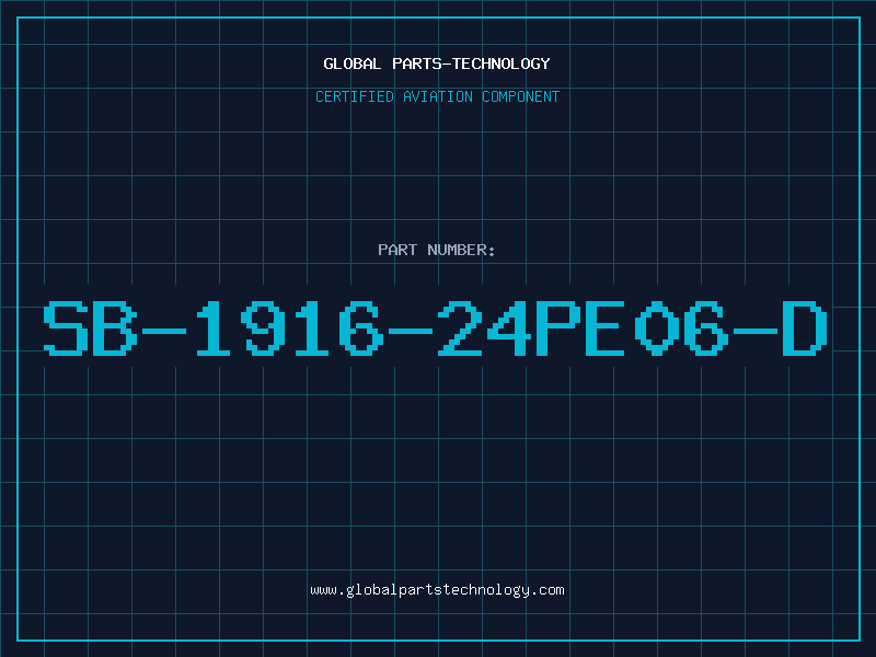 Aviation Part SB-1916-24PE06-D