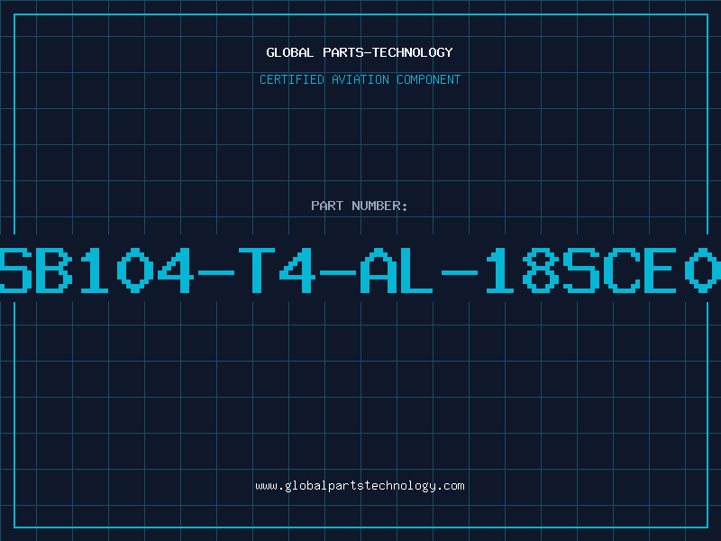 Aviation Part SB104-T4-AL-18SCE0