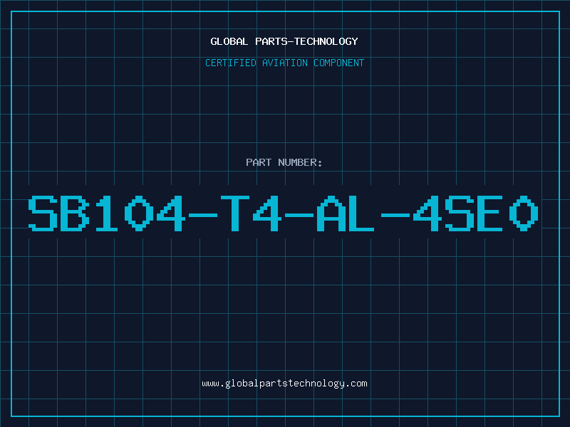Aviation Part SB104-T4-AL-4SE0