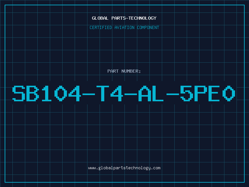 Aviation Part SB104-T4-AL-5PE0