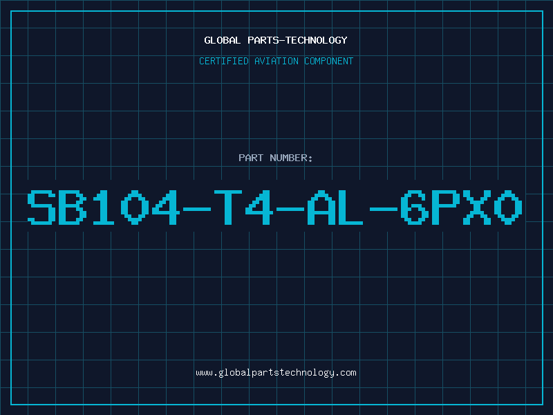 Aviation Part SB104-T4-AL-6PX0